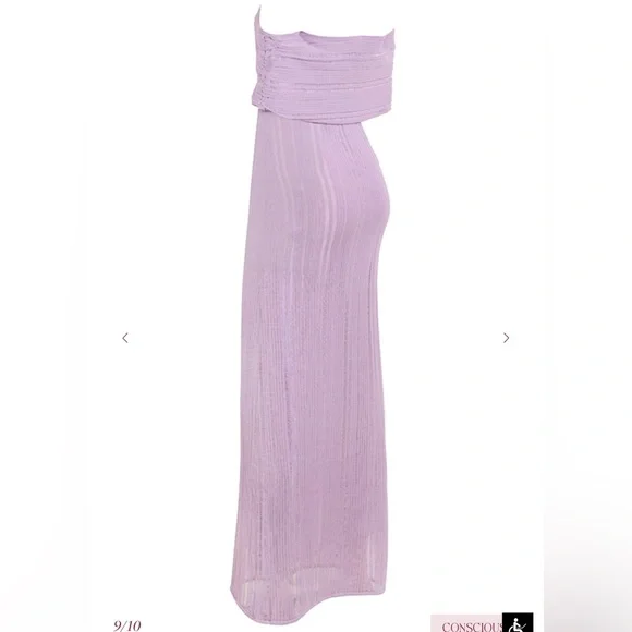 HOUSE OF CB   MICAH
Orchid Ladder Knit Maxi Dress - Picture 6 of 9
